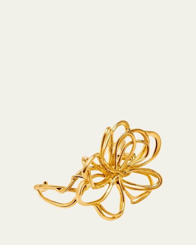 Wire Flower Cuff Brac